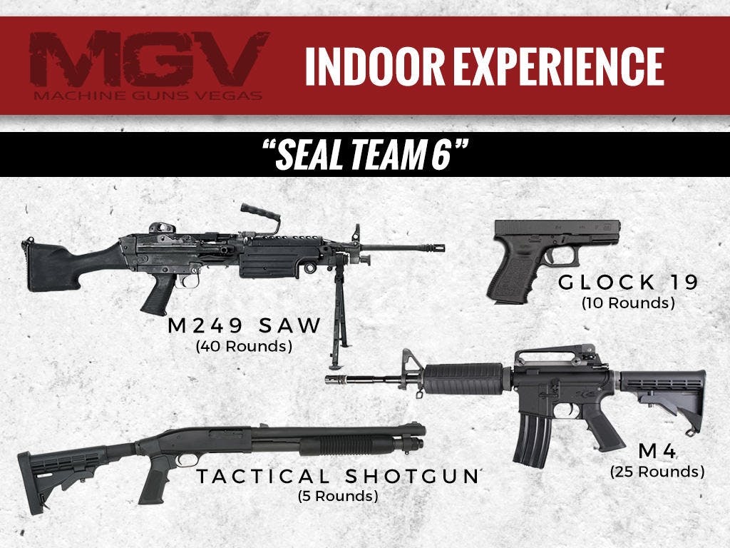 Seal Team 6 shooting experience in Las Vegas Musement