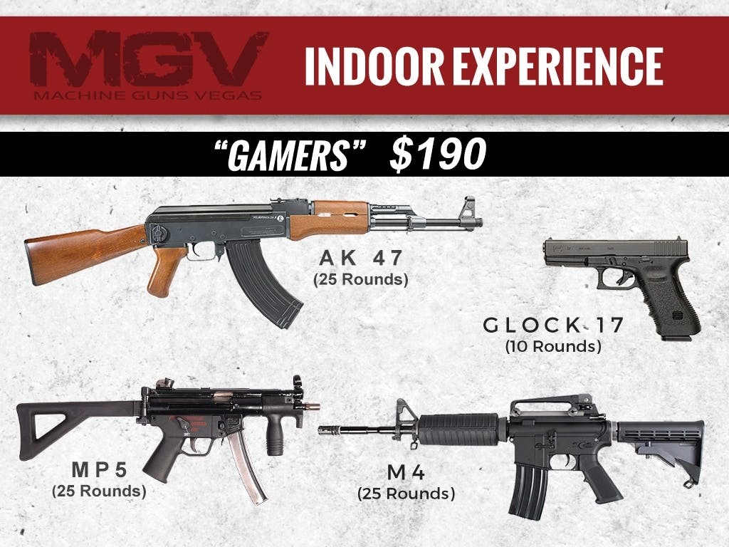 Esperienza di tiro “The Gamers” a Las Vegas