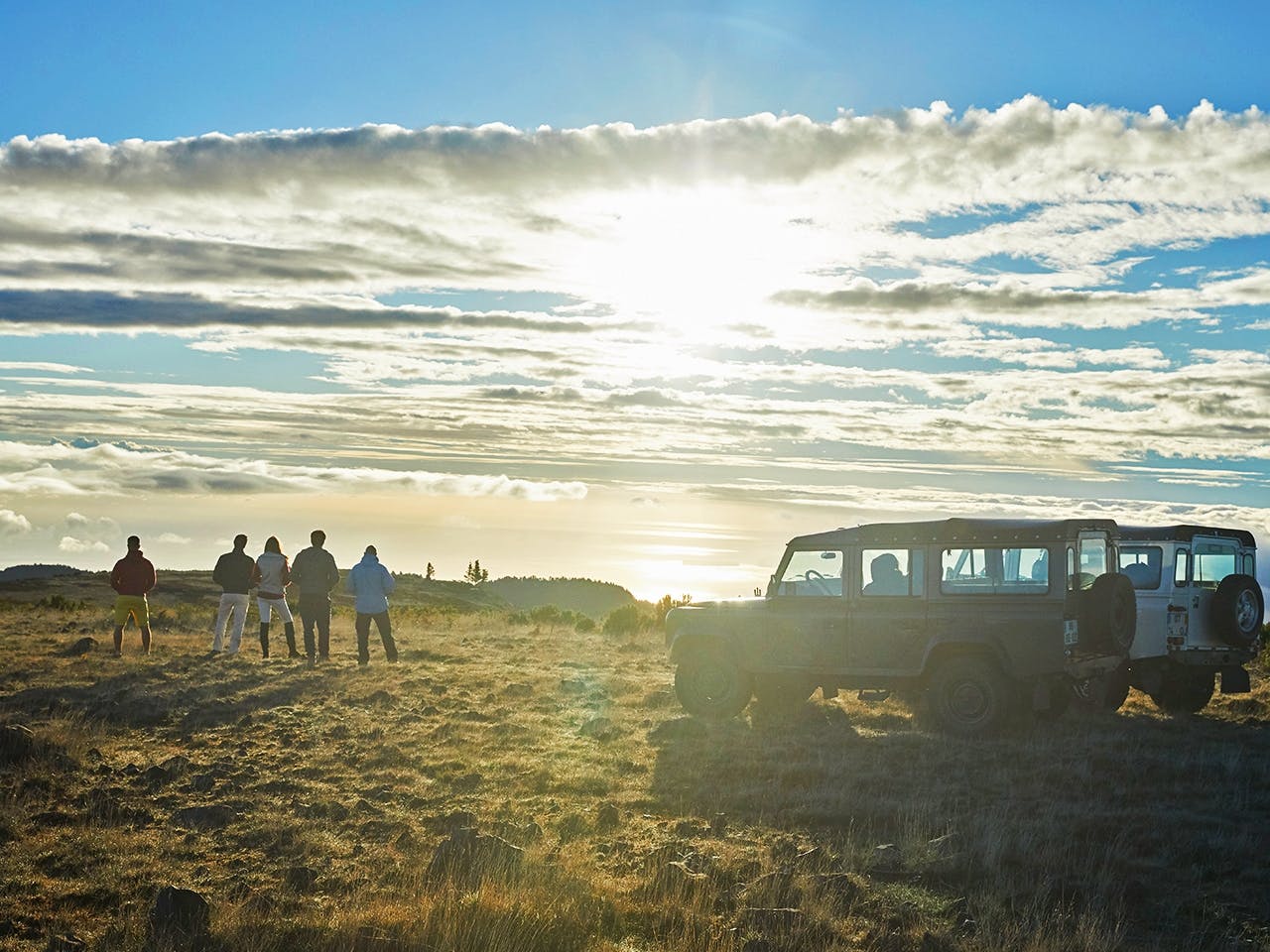 Romantic 4x4 private tour at sunset