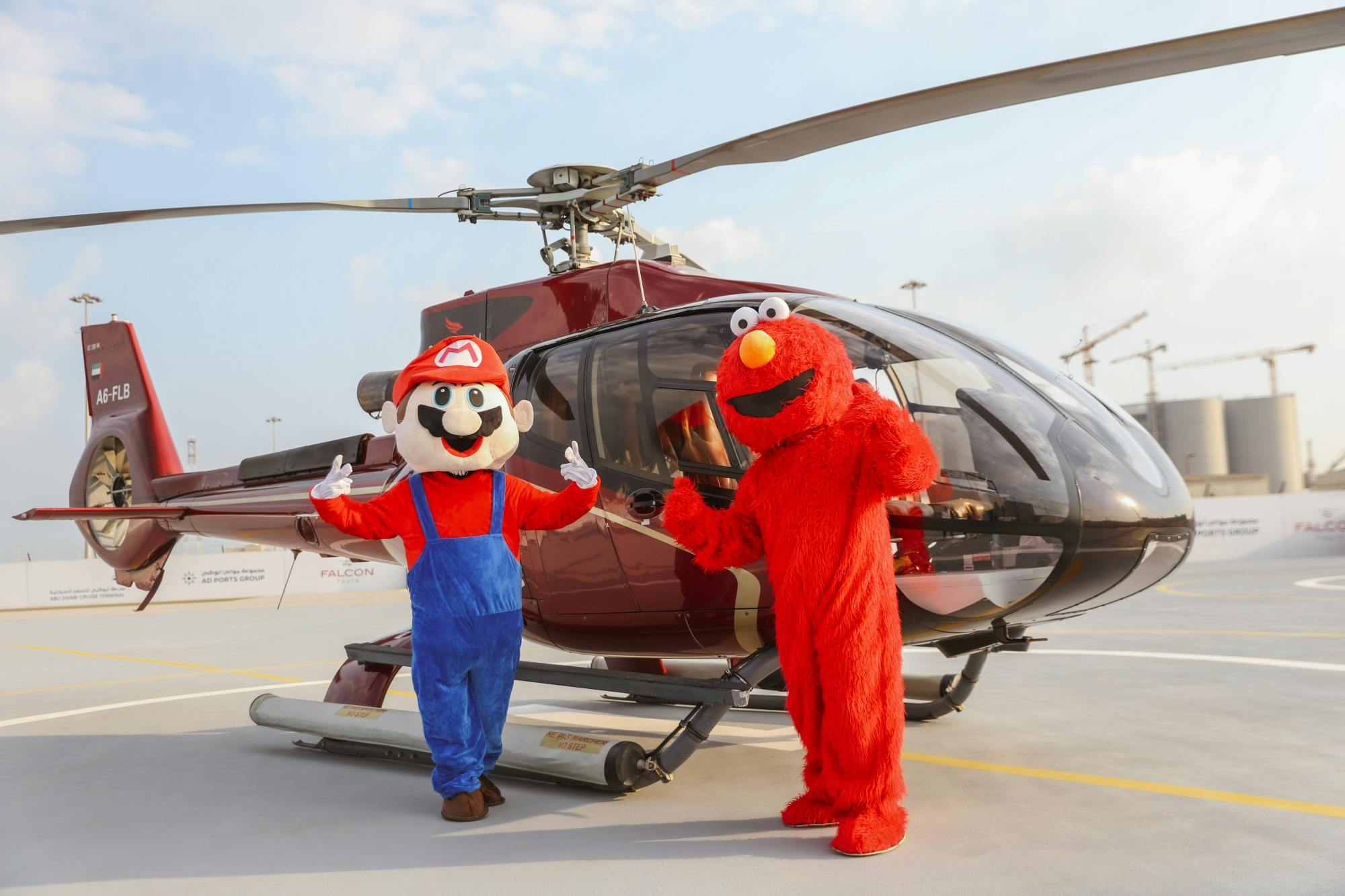Malerische 17-minütige Helikoptertour durch Abu Dhabi