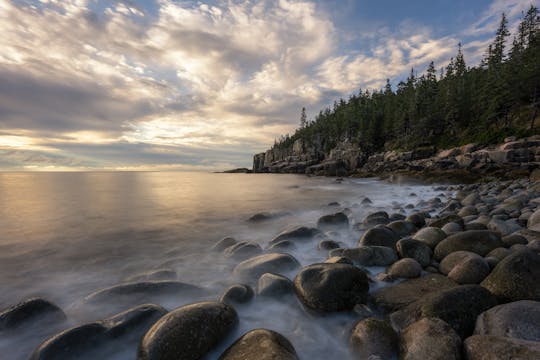 Excursão autoguiada em áudio a pé pelo Ocean Path da Acadia
