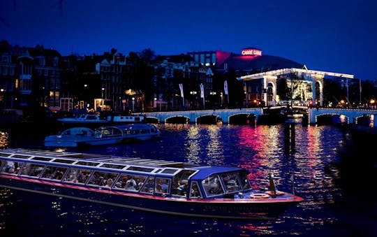 Giro in barca serale sui canali di Amsterdam di 1,5 ore