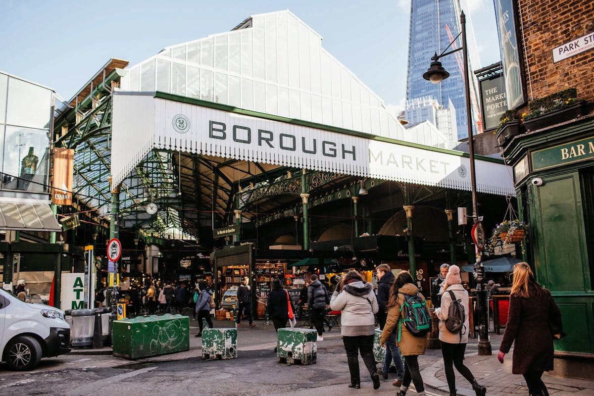 Verslind Londen: Borough Market & Leadenhall Food Tour met wijn