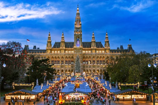 Tour del mercatino di Natale di Vienna con un locale