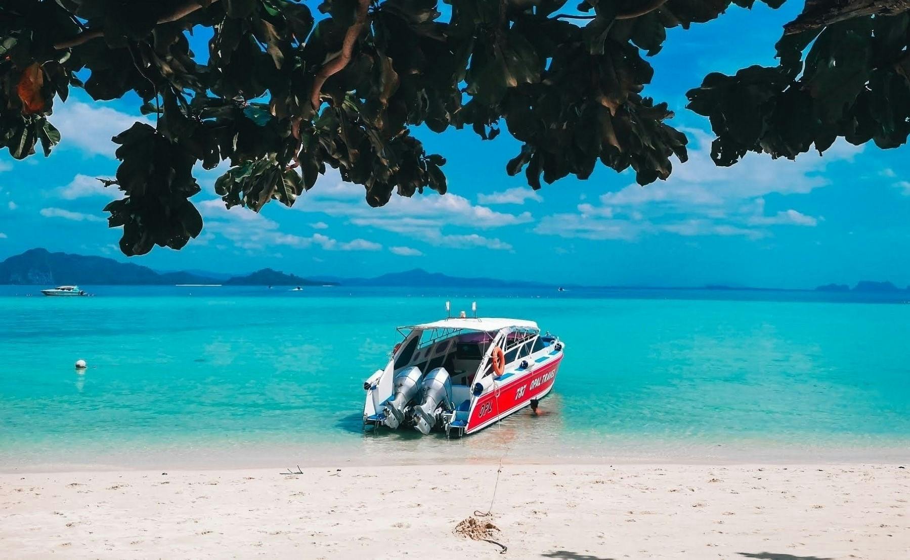 Wycieczka łodzią motorową na wyspy Phi Phi z rurką z Koh Lanta