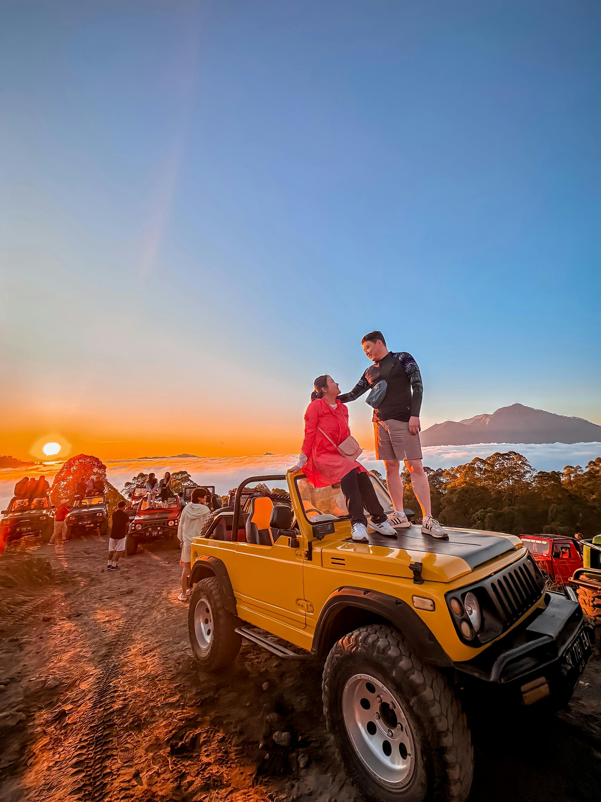 Mt Batur Volcano Jeep sunrise tour with breakfast and waterfall visit Musement