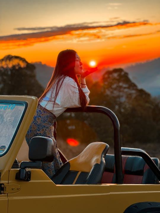 Excursion au lever du soleil sur le mont Batur en jeep avec petit-déjeuner et visite de la plantation de café