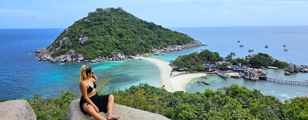 1-day shared tour to Koh Tao and Nang Yuan with lunch from Koh Samui