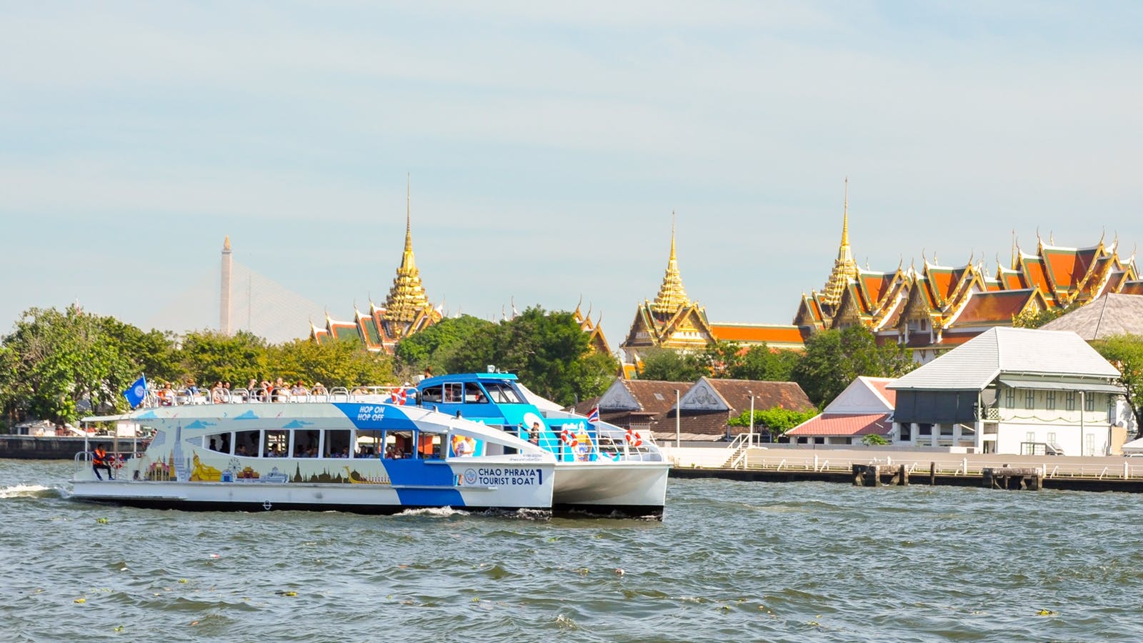 1 day hop on off Chao Phraya river cruise Musement