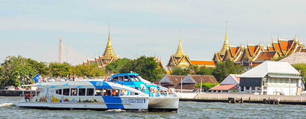 1-daagse hop-on hop-off Chao Phraya-riviercruise