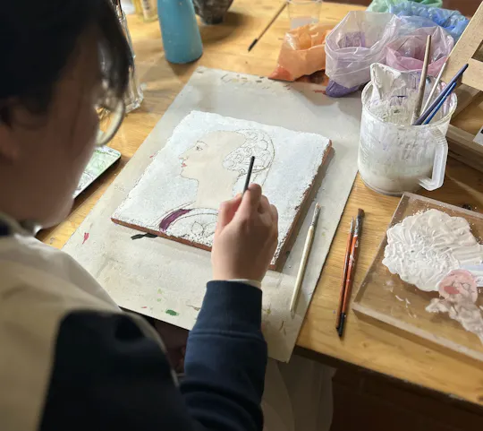 Experiencia tutorial de fresco en Arezzo