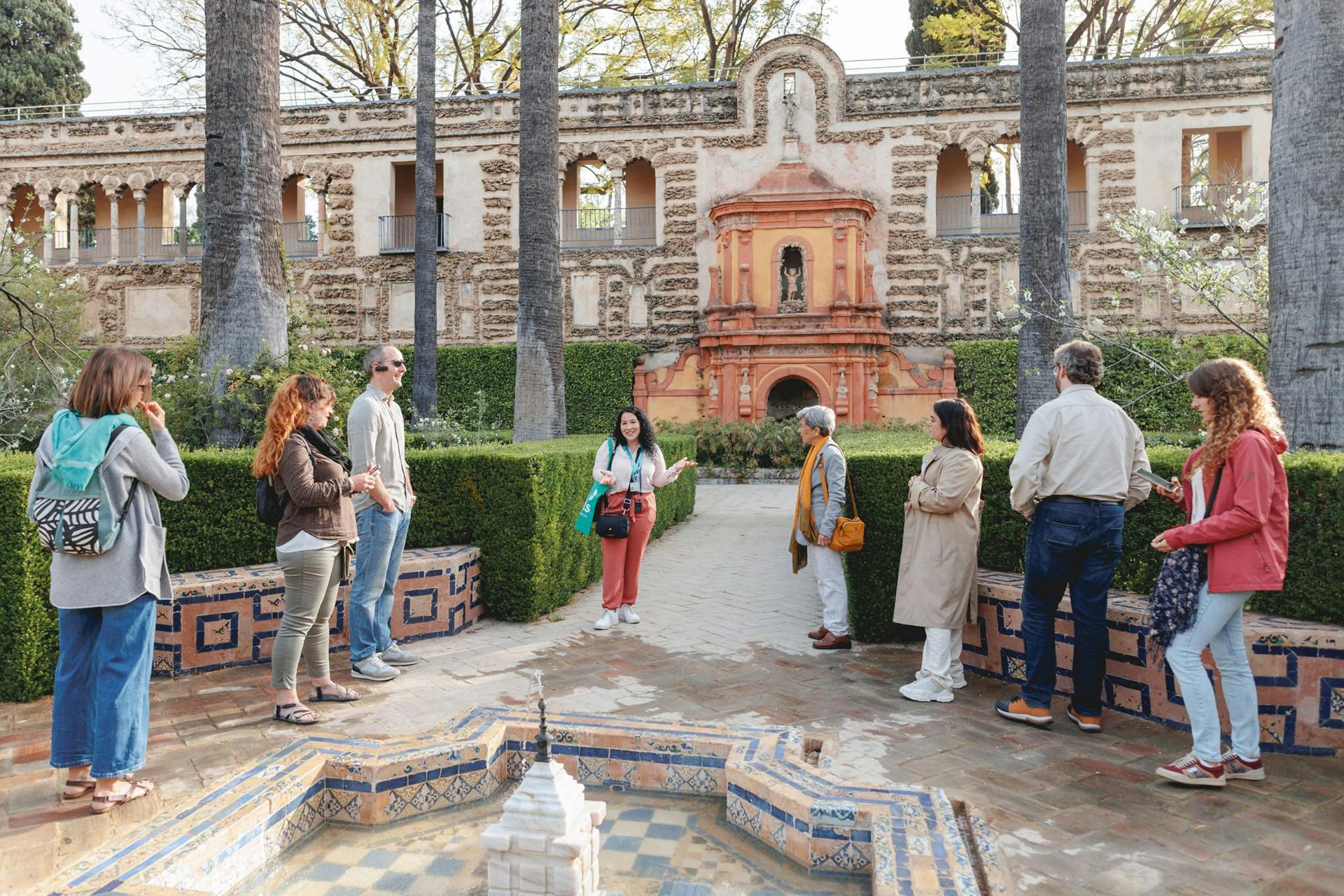 Visite avec accès anticipé VIP à l'Alcazar royal de Séville
