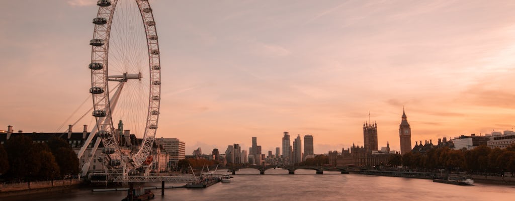 Schnelleinlass zum London Eye mit einem Glas Champagner