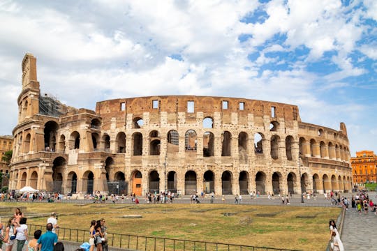 Colosseum, Forum Romanum och Palatinen privat rundtur i med en kunnig lokalguide
