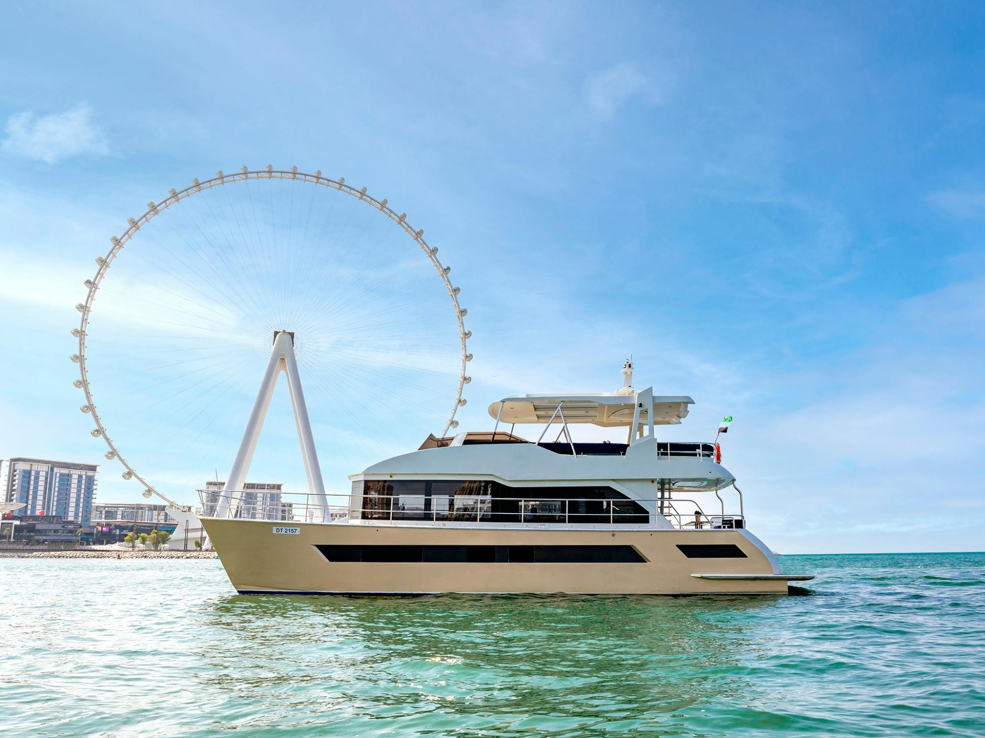 Dubai luxury yacht experience with extended Burj tour
