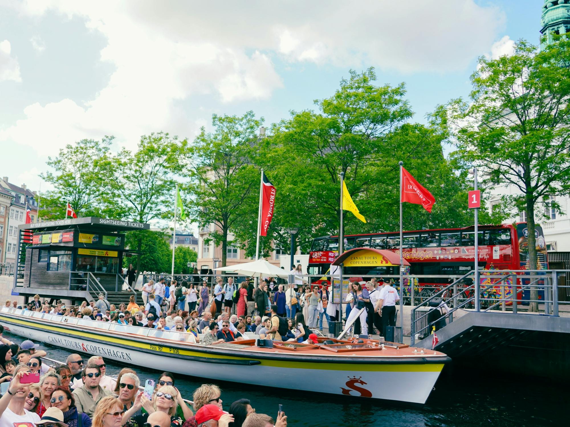 Passeio de barco e ônibus hop-on hop-off de 48 horas em Copenhague