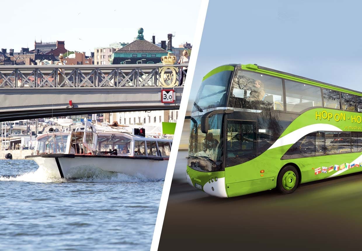 72-Hours Hop On Hop Off Sightseeing Bus and Boat Tour