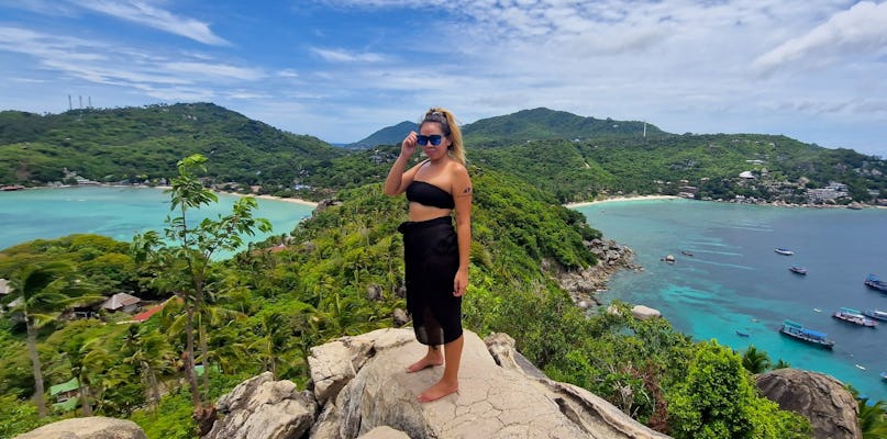 Private full-day car tour of Koh Tao with snorkel