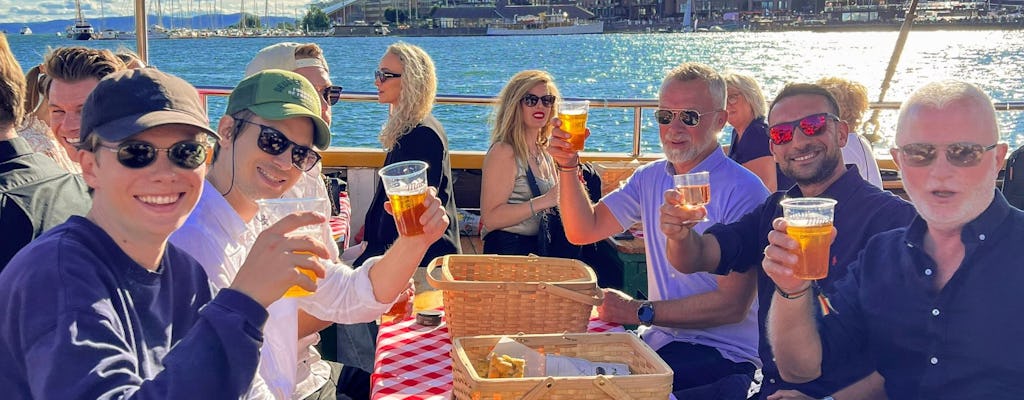 Crucero en barco de 3 horas por el fiordo de Oslo con cesta de picnic