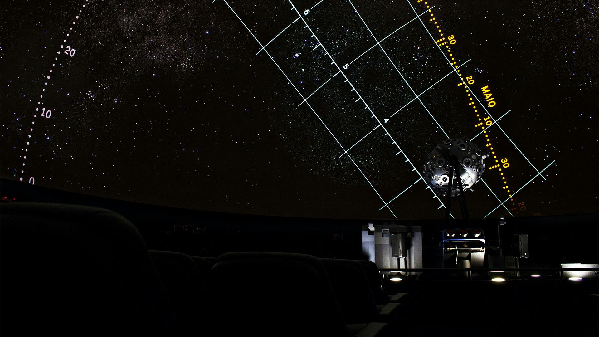 Navy Planetarium showings ticket