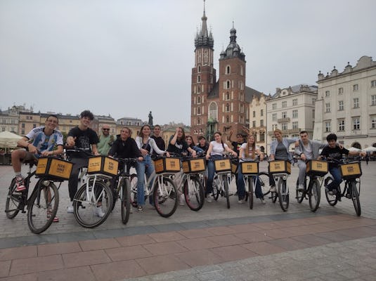Visite à vélo de 2 heures de la vieille ville de Cracovie