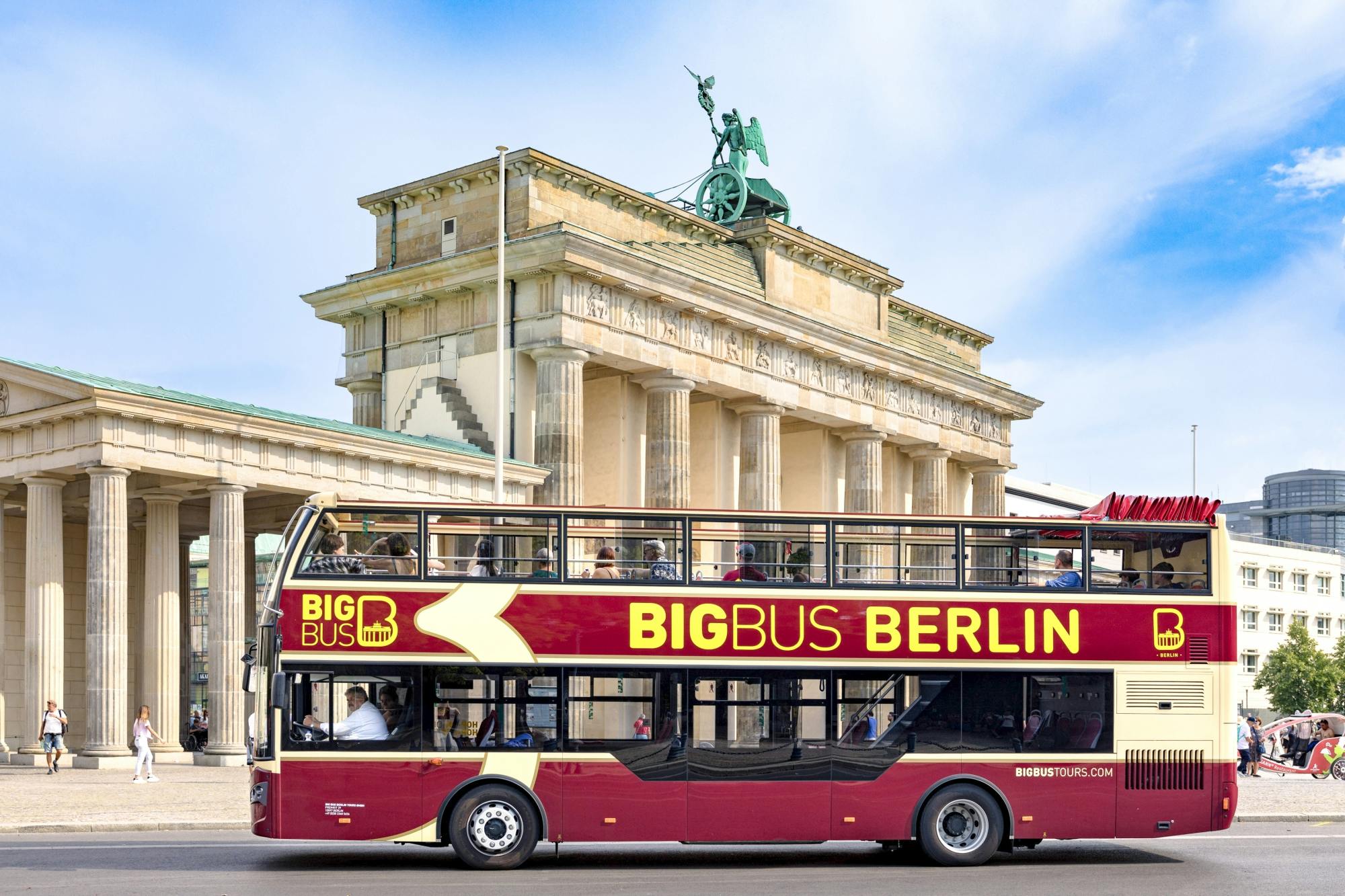 Hop-on hop-off sightseeingbus met 2 routes voor 24 of 48 uur in Berlijn