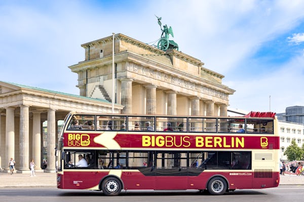 Ônibus panorâmico hop-on hop-off em 2 rotas por 24 ou 48 horas em Berlim