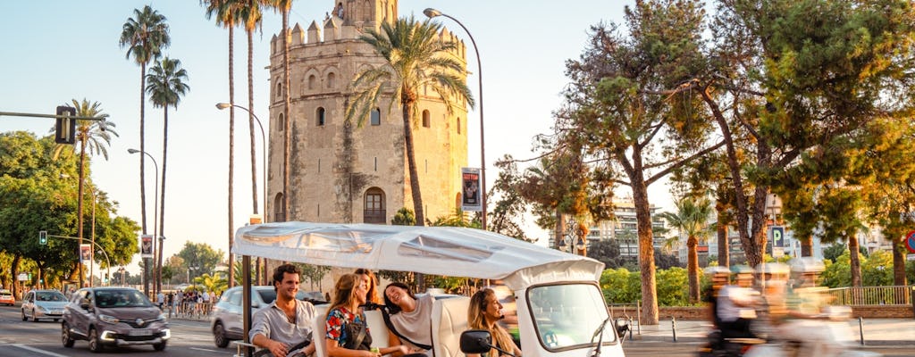 1-hour express tour of Seville in a private electric tuk-tuk