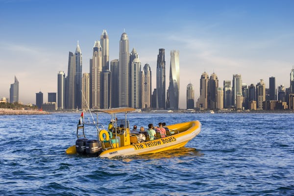 Avondrondvaart van 60 minuten door Dubai Marina Ain Dubai, Bluewater's en JBR