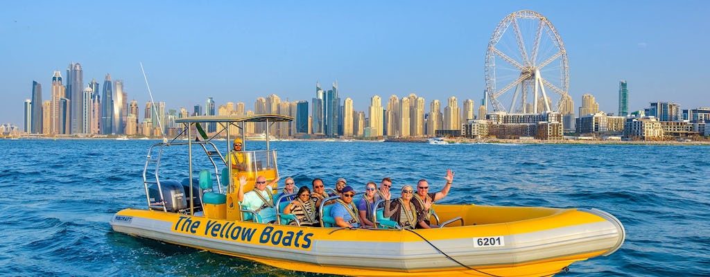 Tour in barca premium di 99 minuti a Dubai Marina, Palm e Burj Al Arab