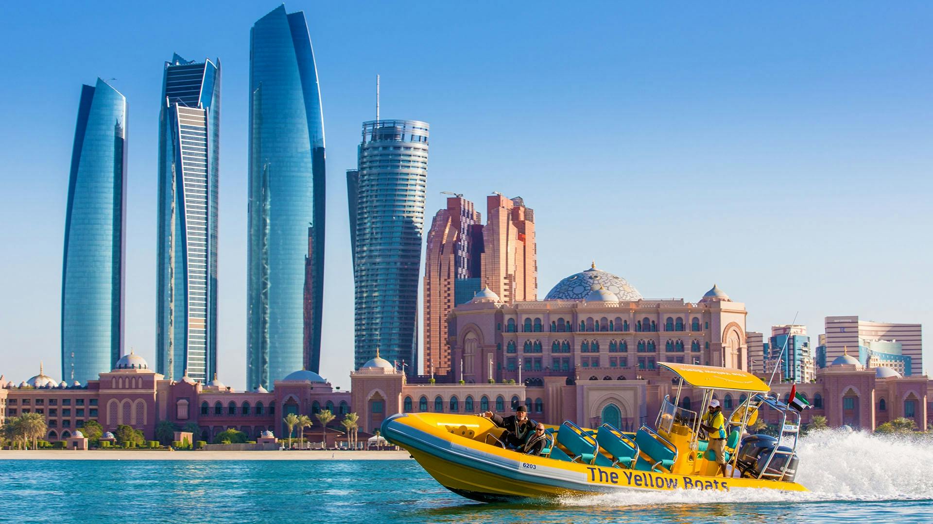 60 minute Abu Dhabi boat tour of the Corniche and Lulu Island Musement