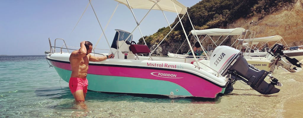 Zakynthos private boat rental