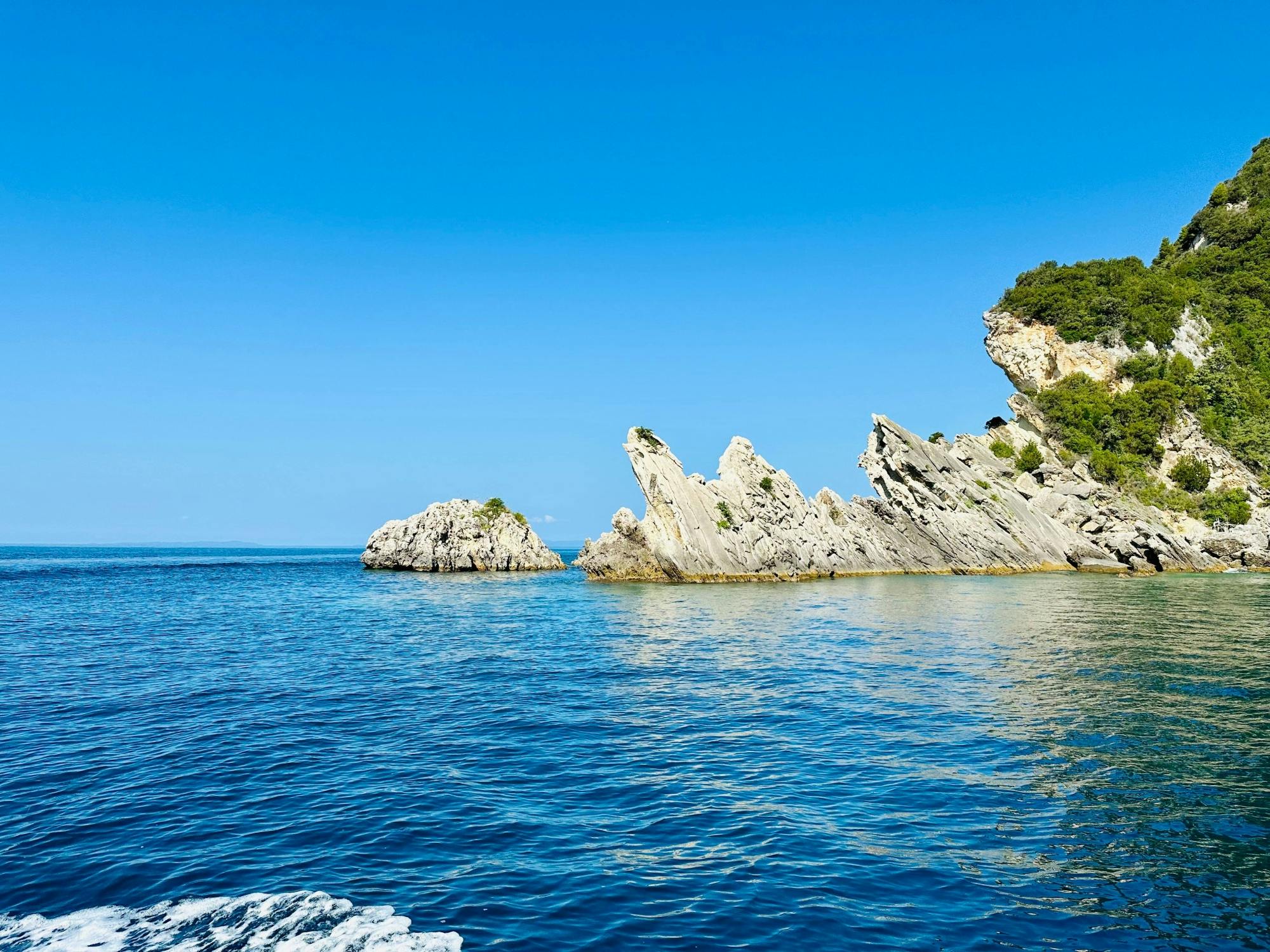 Gita in barca sulla spiaggia di Parga