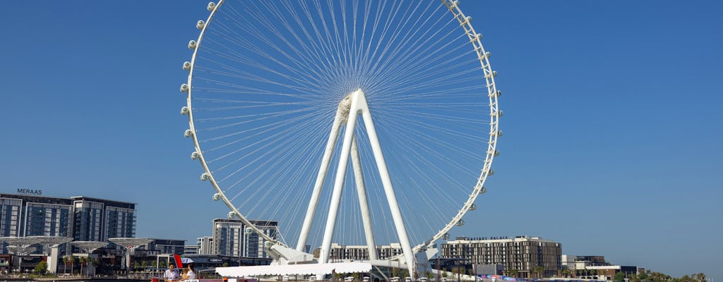 90-minute Modern Abra boat tour of Dubai Marina, Ain Dubai and JBR