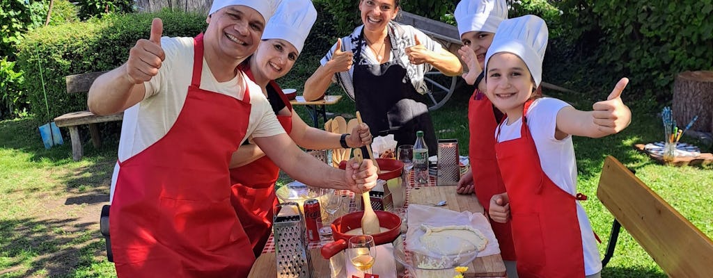 Swiss cheese fondue cooking class experience