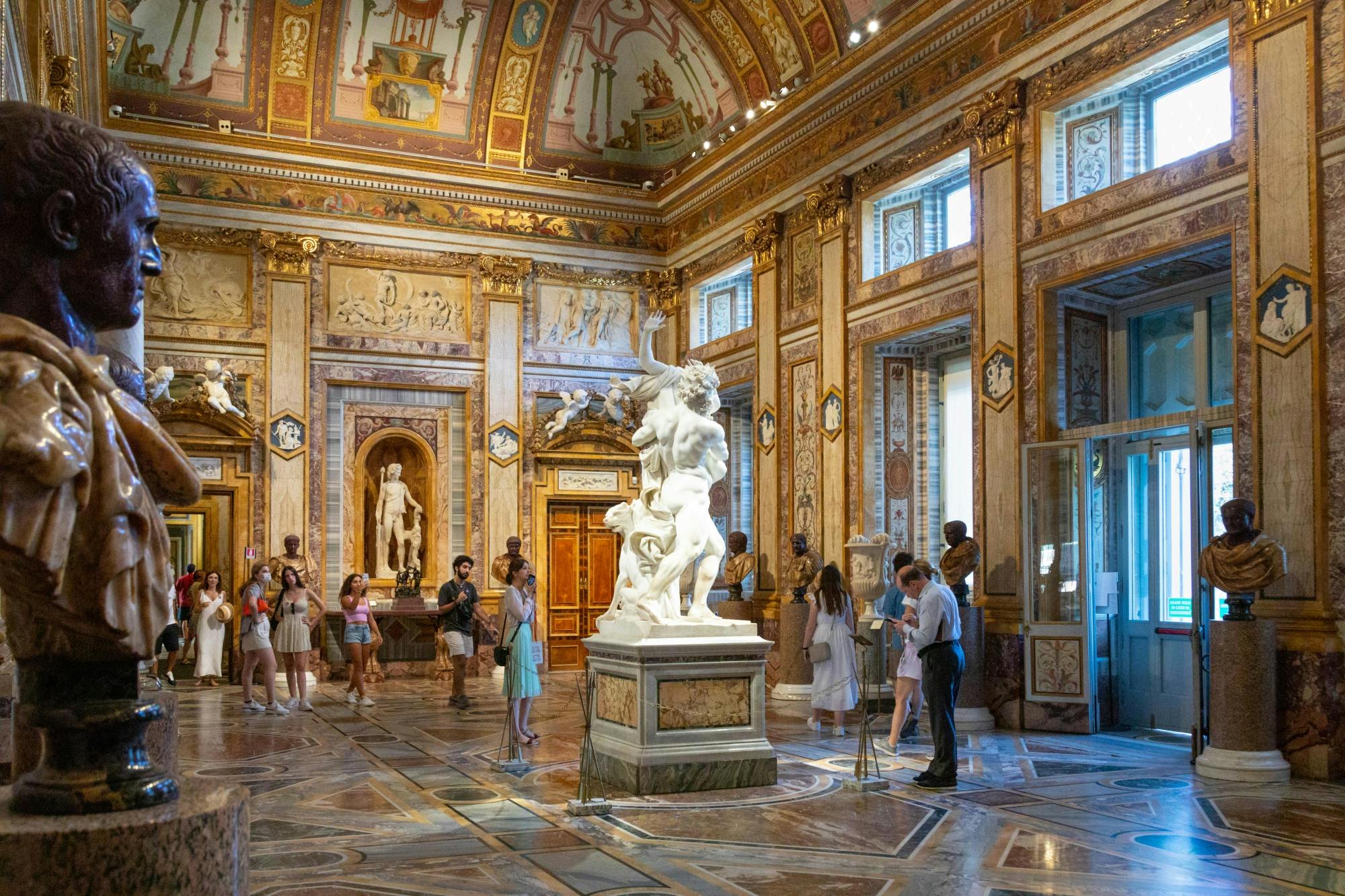 Visita a la Galería Borghese y sus jardines