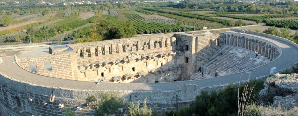 Visite de Pergé antique et l'ancienne cité gréco-romaine d'Aspendos