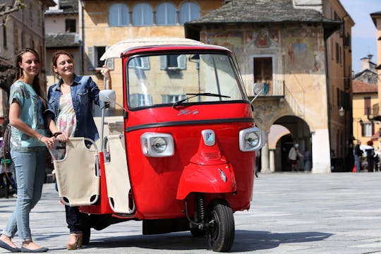 Passeio por Olbia em Tuk-Tuk com parada na praia de Pittulongu