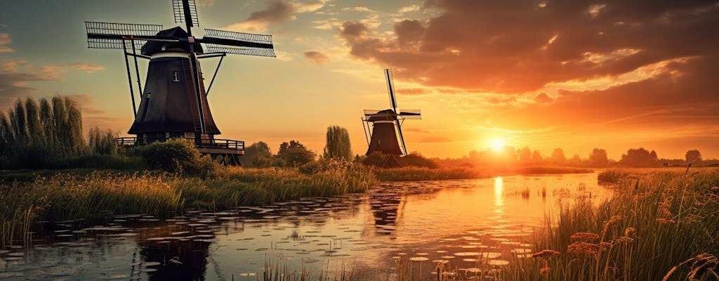 Ausflug von Amsterdam in die niederländische Landschaft und nach Katwijk