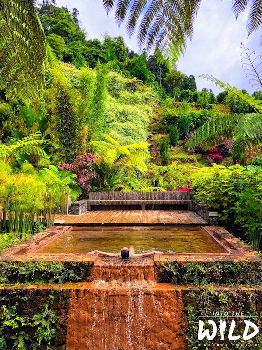 Furnas thermal baths experience by night with dinner