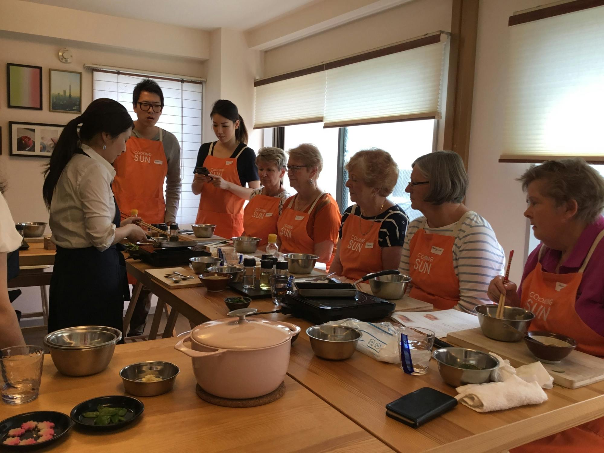 Ervaring met het maken van sushi in Tokio