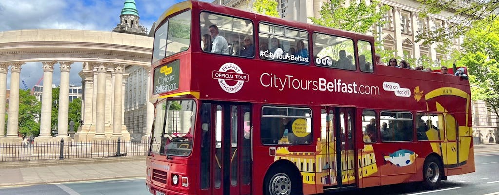 Ônibus hop-on hop-off de 24 e 48 horas em Belfast
