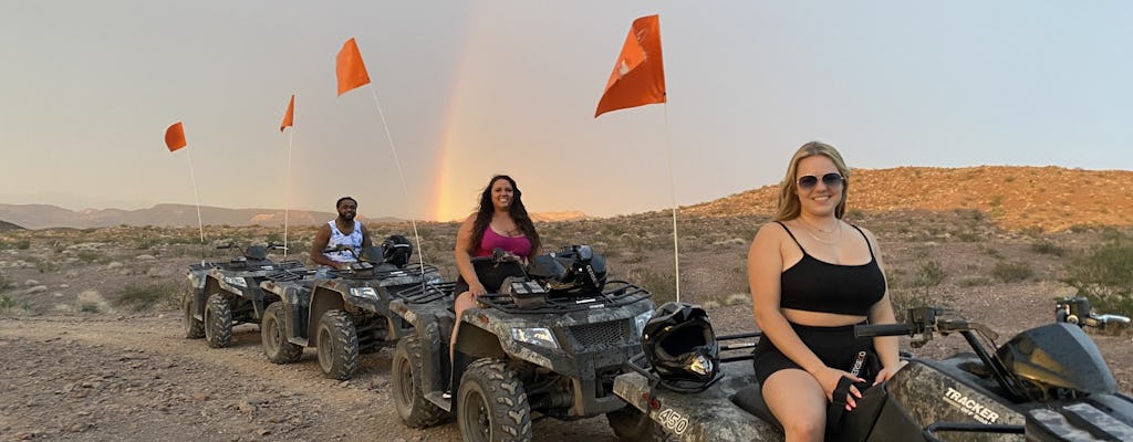 Quad-Tour bei Sonnenuntergang in der Wüste von Las Vegas