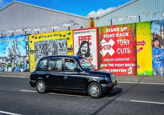 Visite politique en taxi de Belfast
