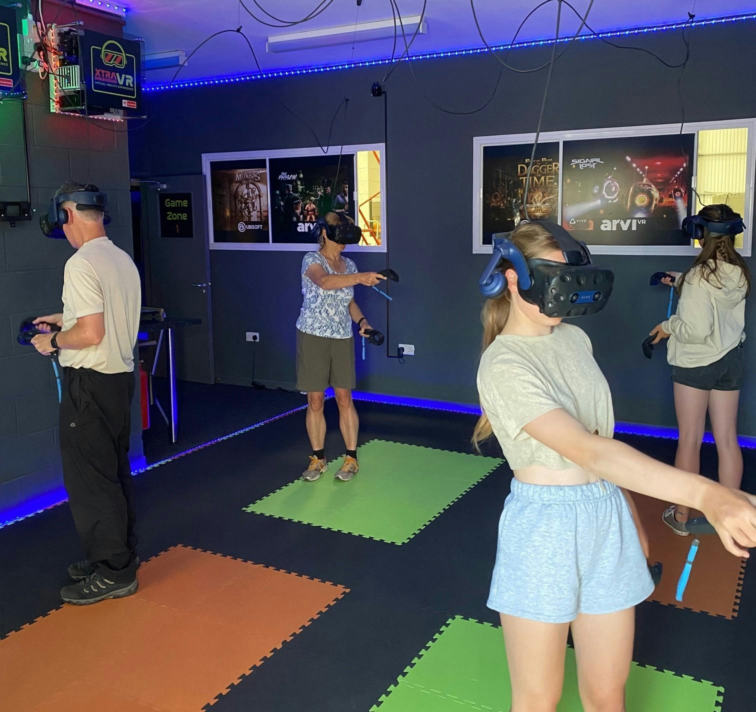 Salle d'évasion en équipe de réalité virtuelle