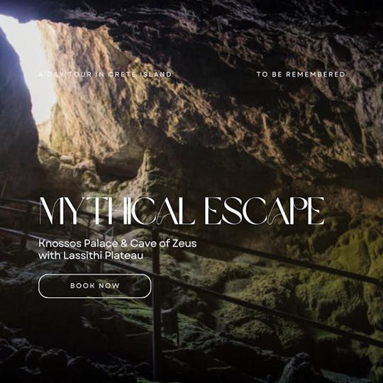 VIP Zeus Cave and Knossos Palace Private Tour from Heraklion and Elounda