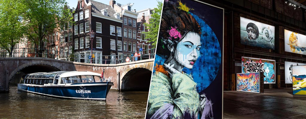Crociera sui canali della città di Amsterdam e biglietto d'ingresso al Museo STRAAT