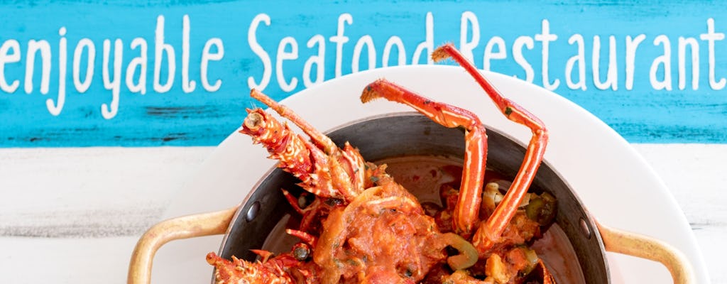 Lobster experience tasting menu in Cape Verde
