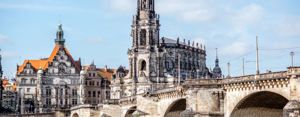 Caminhada histórica privada por Dresden com um especialista local