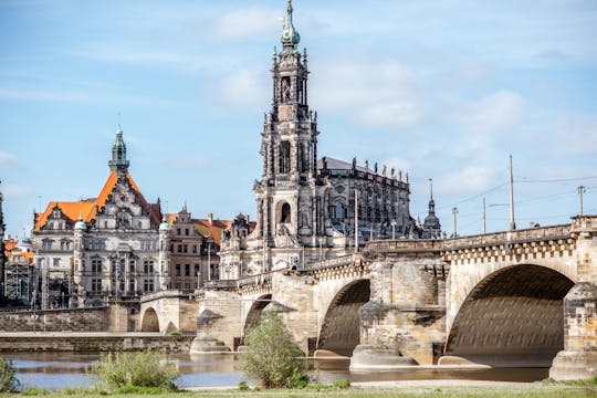 Promenade historique privée à travers Dresde avec un expert local